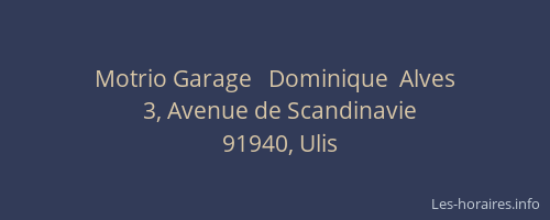 Motrio Garage   Dominique  Alves