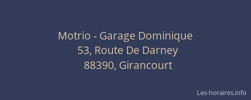 Motrio - Garage Dominique