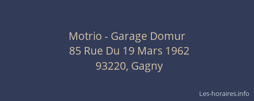 Motrio - Garage Domur