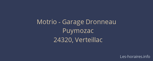 Motrio - Garage Dronneau