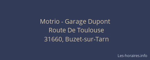 Motrio - Garage Dupont
