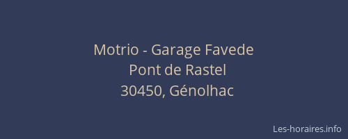 Motrio - Garage Favede