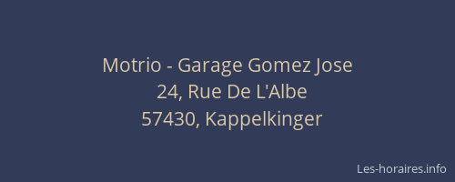 Motrio - Garage Gomez Jose