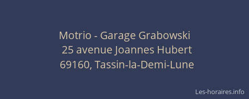 Motrio - Garage Grabowski