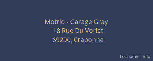 Motrio - Garage Gray