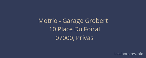 Motrio - Garage Grobert