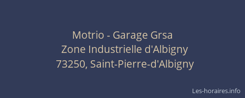 Motrio - Garage Grsa