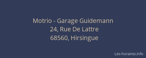 Motrio - Garage Guidemann