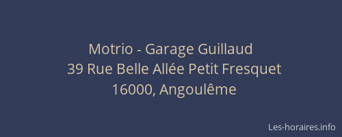 Motrio - Garage Guillaud
