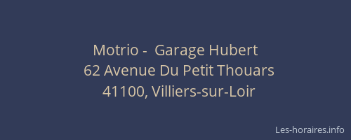 Motrio -  Garage Hubert