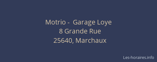 Motrio -  Garage Loye