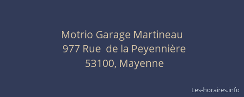 Motrio Garage Martineau