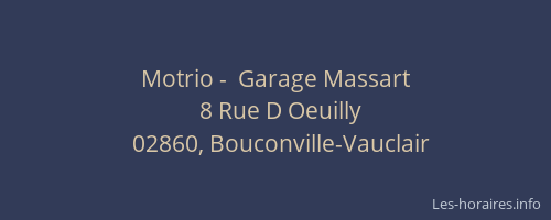 Motrio -  Garage Massart