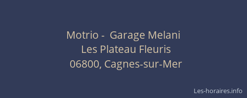 Motrio -  Garage Melani