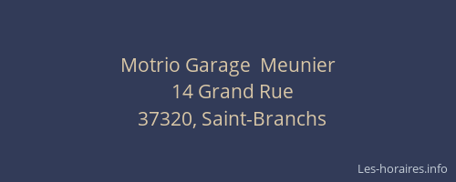Motrio Garage  Meunier