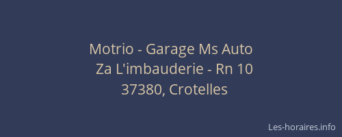 Motrio - Garage Ms Auto