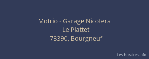 Motrio - Garage Nicotera