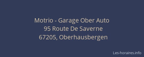 Motrio - Garage Ober Auto