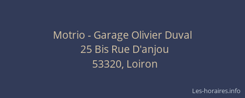 Motrio - Garage Olivier Duval