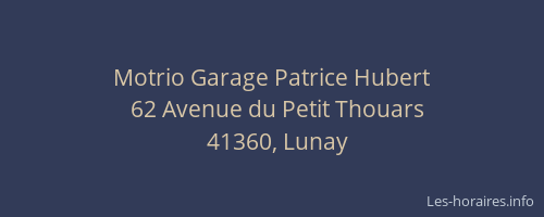 Motrio Garage Patrice Hubert