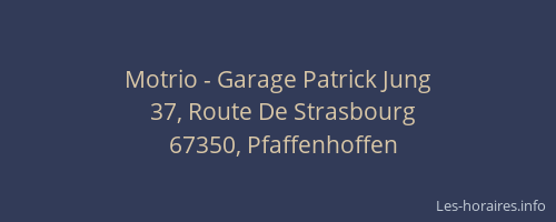 Motrio - Garage Patrick Jung