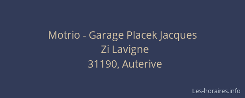 Motrio - Garage Placek Jacques