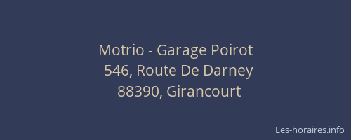 Motrio - Garage Poirot