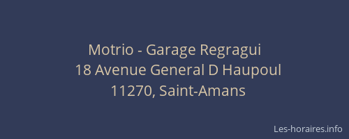Motrio - Garage Regragui