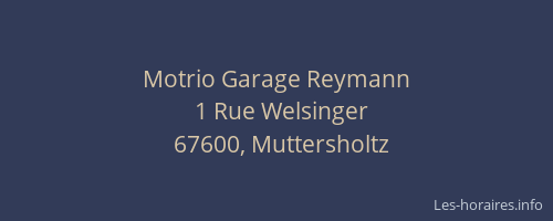 Motrio Garage Reymann