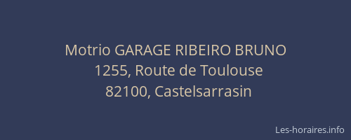 Motrio GARAGE RIBEIRO BRUNO