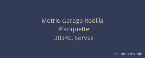 Motrio Garage Rodilla