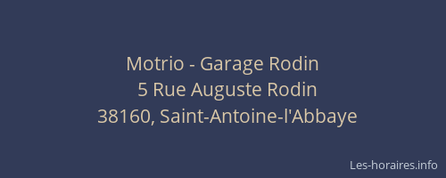 Motrio - Garage Rodin