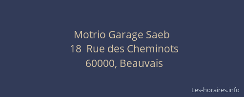 Motrio Garage Saeb