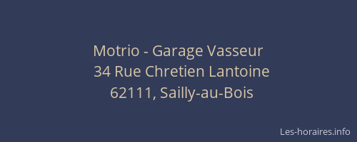 Motrio - Garage Vasseur