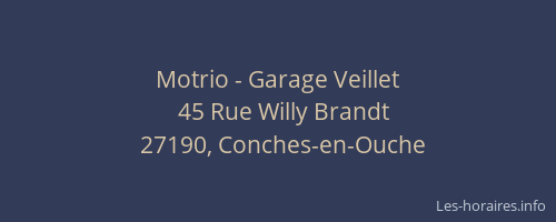 Motrio - Garage Veillet
