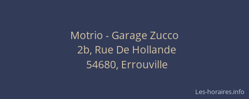 Motrio - Garage Zucco
