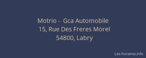 Motrio -  Gca Automobile