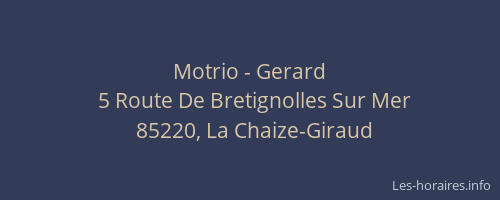 Motrio - Gerard