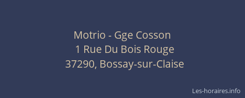 Motrio - Gge Cosson