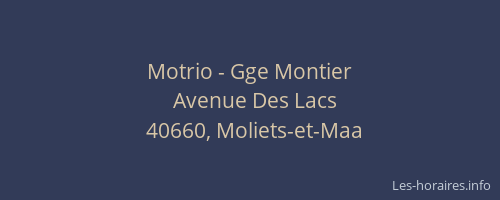 Motrio - Gge Montier