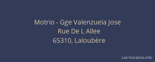 Motrio - Gge Valenzuela Jose
