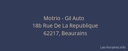 Motrio - Gil Auto