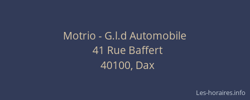 Motrio - G.l.d Automobile