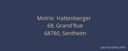 Motrio  Hattenberger