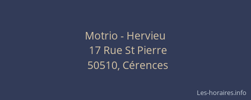 Motrio - Hervieu