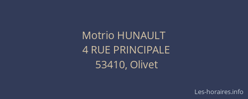 Motrio HUNAULT