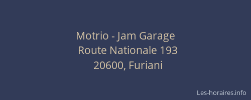 Motrio - Jam Garage