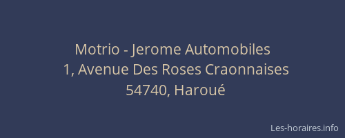 Motrio - Jerome Automobiles