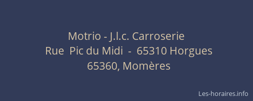 Motrio - J.l.c. Carroserie