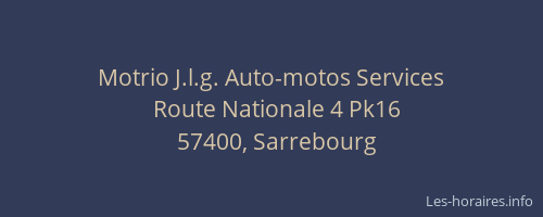 Motrio J.l.g. Auto-motos Services